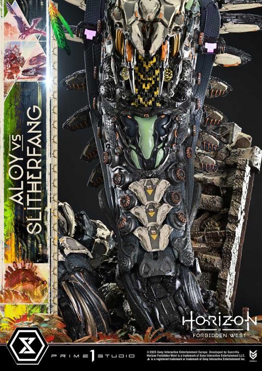 Horizon Forbidden West Ultimate Diorama Masterline Aloy vs. The Slitherfang Statue Gallery Image 37
