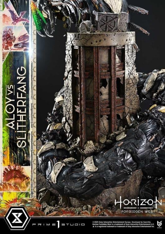 Horizon Forbidden West Ultimate Diorama Masterline Aloy vs. The Slitherfang Statue Gallery Image 39