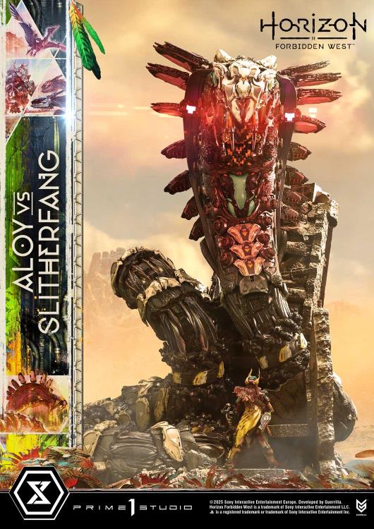 Horizon Forbidden West Ultimate Diorama Masterline Aloy vs. The Slitherfang Statue Gallery Image 21