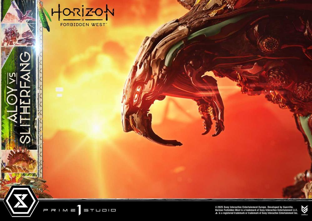 Horizon Forbidden West Ultimate Diorama Masterline Aloy vs. The Slitherfang Statue Gallery Image 18