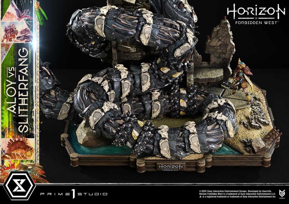 Horizon Forbidden West Ultimate Diorama Masterline Aloy vs. The Slitherfang Statue Gallery Image 36