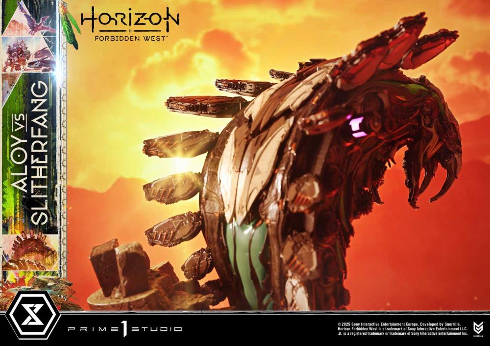 Horizon Forbidden West Ultimate Diorama Masterline Aloy vs. The Slitherfang Statue Gallery Image 19