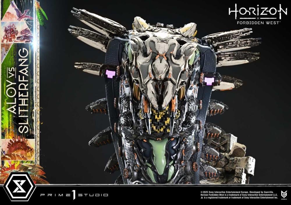 Horizon Forbidden West Ultimate Diorama Masterline Aloy vs. The Slitherfang Statue Gallery Image 35