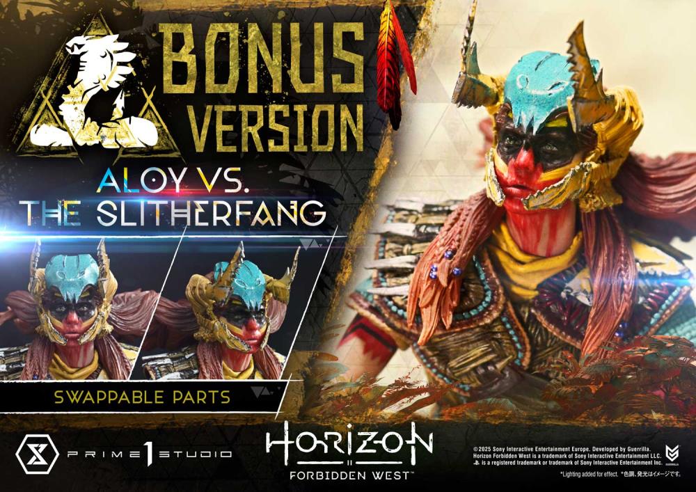 Horizon Forbidden West Ultimate Diorama Masterline Aloy vs. The Slitherfang (Bonus Ver.) Limited Edition Statue Gallery Image 6