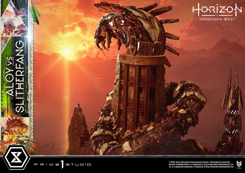 Horizon Forbidden West Ultimate Diorama Masterline Aloy vs. The Slitherfang (Bonus Ver.) Limited Edition Statue Gallery Image 25