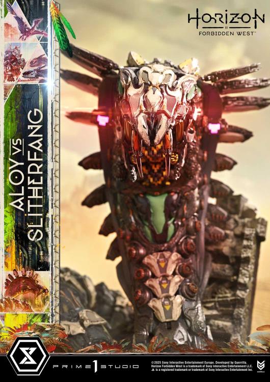 Horizon Forbidden West Ultimate Diorama Masterline Aloy vs. The Slitherfang (Bonus Ver.) Limited Edition Statue Gallery Image 31