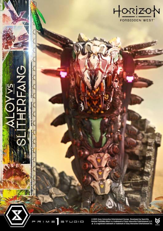 Horizon Forbidden West Ultimate Diorama Masterline Aloy vs. The Slitherfang (Bonus Ver.) Limited Edition Statue Gallery Image 36