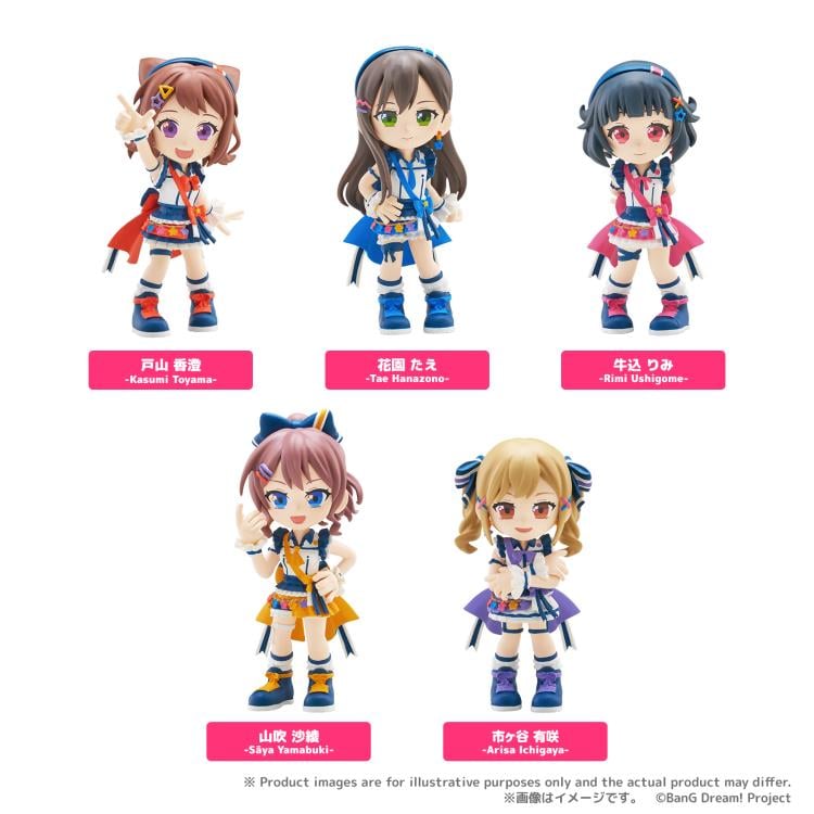 BanG Dream! Poppin'Party PalVerse Box of 6 Figures Gallery Image 15
