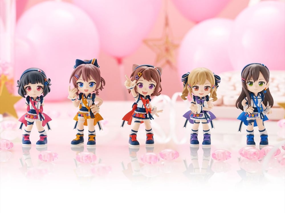 BanG Dream! Poppin'Party PalVerse Box of 6 Figures Gallery Image 1