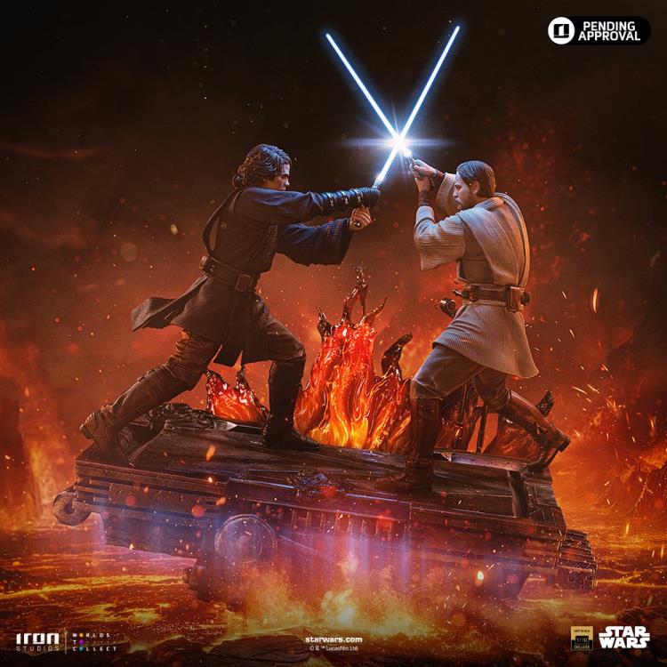 Star Wars: Revenge of the Sith Anakin vs. Obi-Wan Deluxe 1/10 Art Scale Statue Gallery Image 14