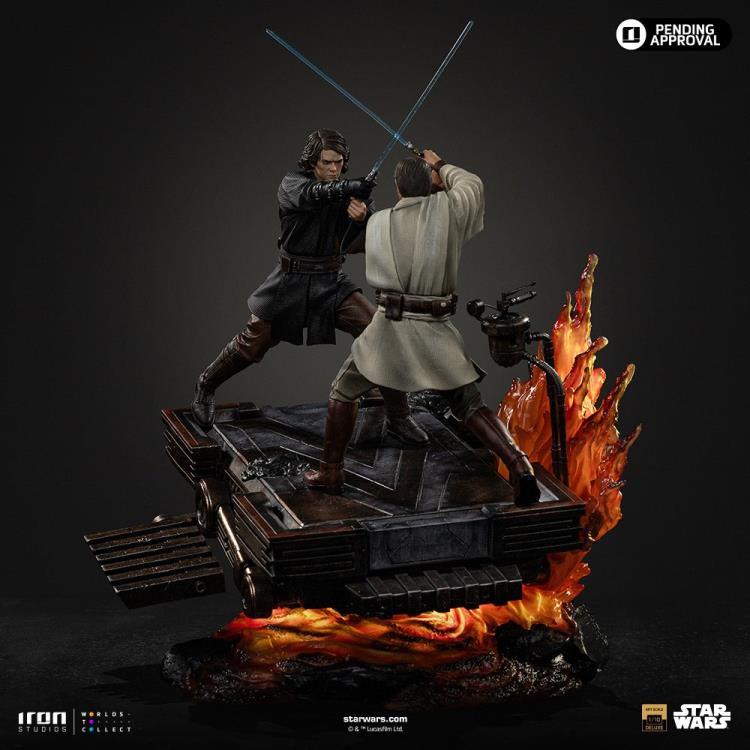 Star Wars: Revenge of the Sith Anakin vs. Obi-Wan Deluxe 1/10 Art Scale Statue Gallery Image 3