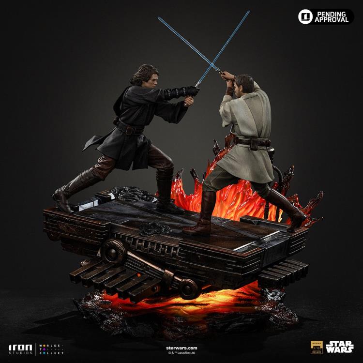 Star Wars: Revenge of the Sith Anakin vs. Obi-Wan Deluxe 1/10 Art Scale Statue Gallery Image 4