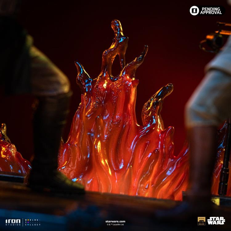 Star Wars: Revenge of the Sith Anakin vs. Obi-Wan Deluxe 1/10 Art Scale Statue Gallery Image 13