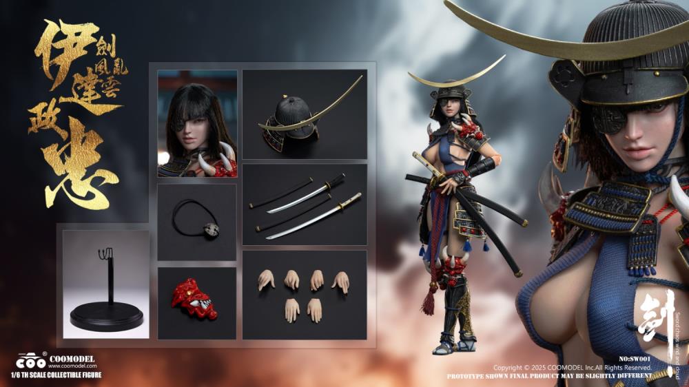 Swords of Chaos Date Masamune (Warrior Maiden Edition) 1/6 Scale Action Figure Gallery Image 10