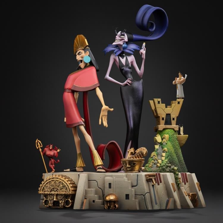 The Emperor's New Groove Kuzco & Yzma Deluxe 1/10 Art Scale Statue Gallery Image 4
