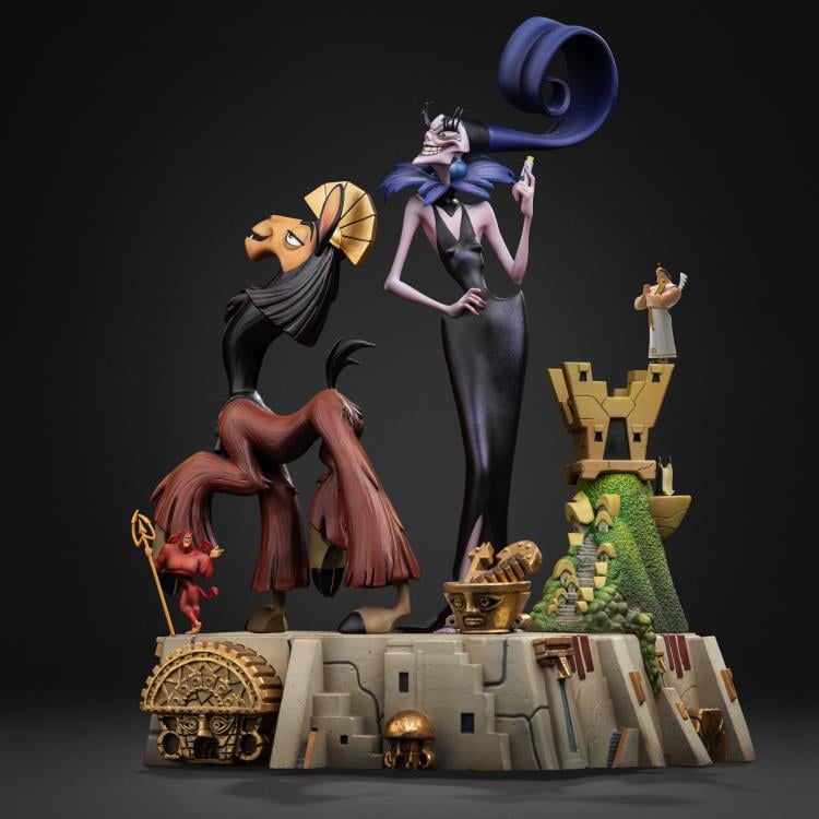 The Emperor's New Groove Kuzco & Yzma Deluxe 1/10 Art Scale Statue Gallery Image 9