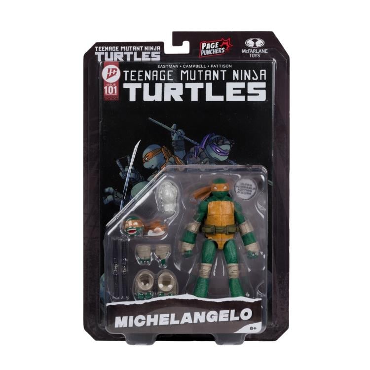 Teenage Mutant Ninja Turtles Page Punchers Michelangelo 5" Action Figure with Comic Gallery Image 11