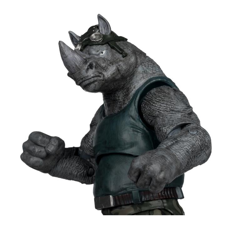 Teenage Mutant Ninja Turtles Page Punchers Rocksteady 5" Action Figure with Comic Gallery Image 7
