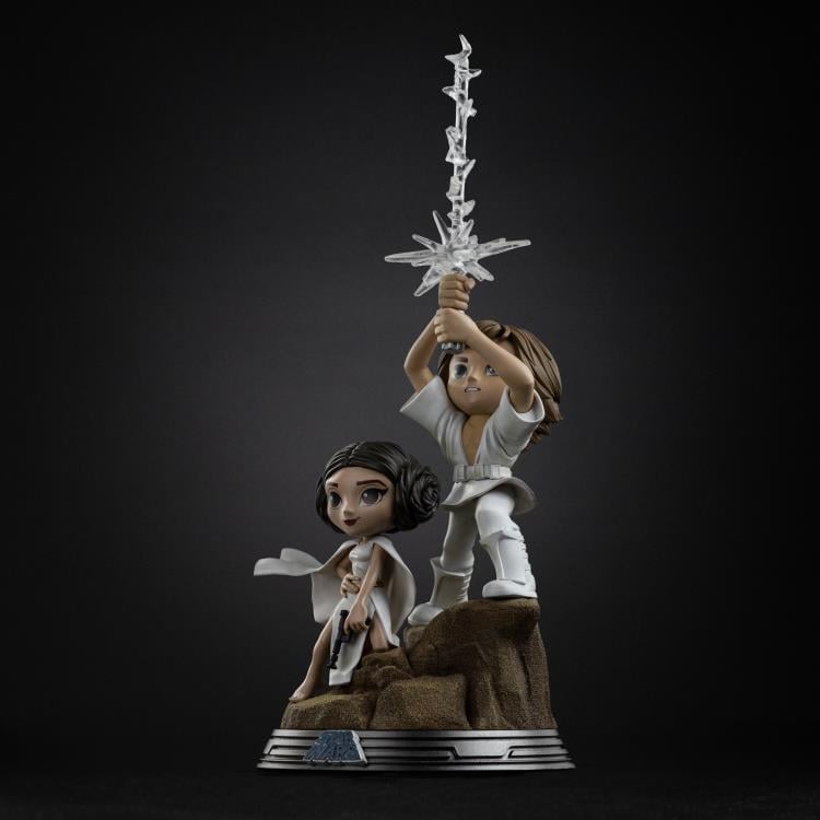 Star Wars: A New Hope MiniCo Luke and Leia Figure Gallery Image 5