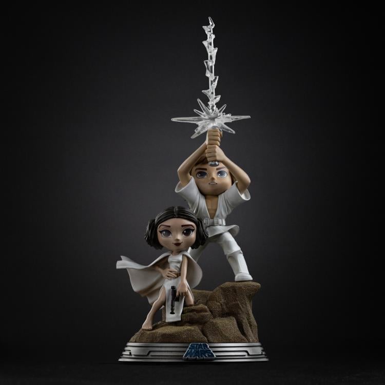 Star Wars: A New Hope MiniCo Luke and Leia Figure Gallery Image 4
