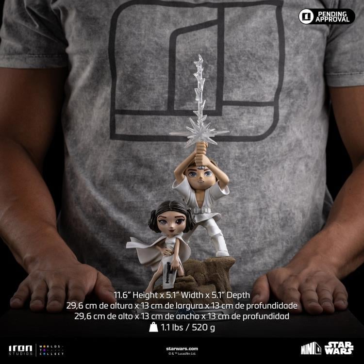 Star Wars: A New Hope MiniCo Luke and Leia Figure Gallery Image 8