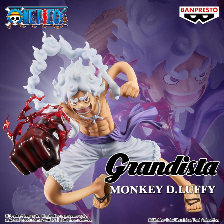 One Piece Grandista Monkey D. Luffy Gear 5 II (Special Edition) Figure Gallery Image 7
