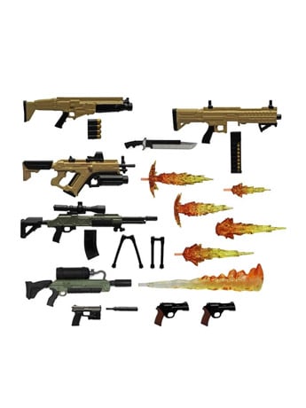 Action Force Weapons Pack (India) 1/12 Scale Accessory Set (Reissue) Gallery Image 2