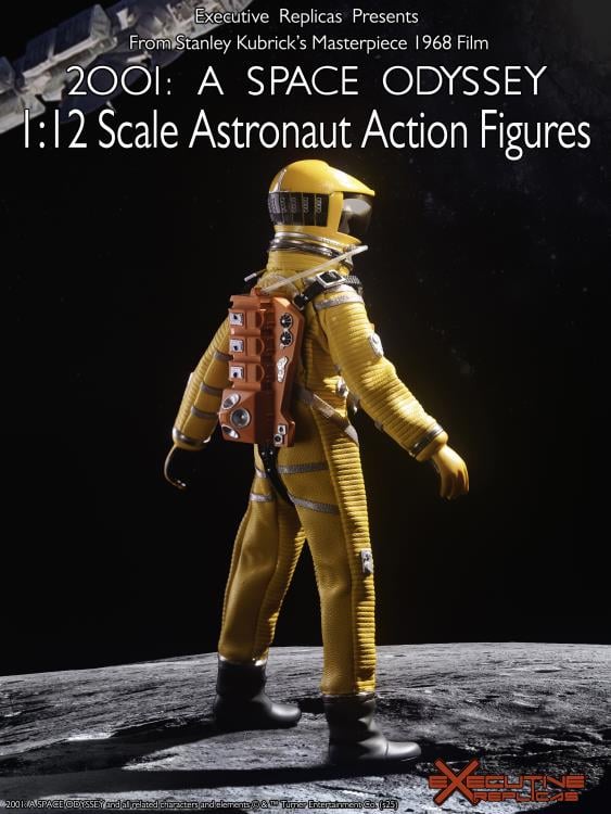 2001: A Space Odyssey Discovery Yellow Astronaut Frank Poole 1/12