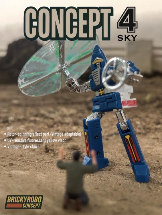 BrickyRobo Concept 4 Sky Figure
