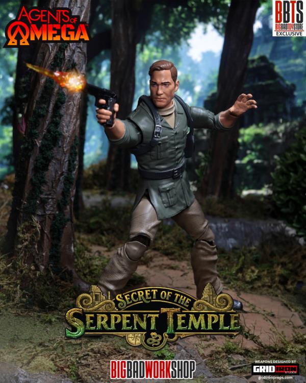 Agents of Omega: Secret of the Serpent Temple 1/12 Scale BBTS Exclusive Action Figure Gallery Image 4