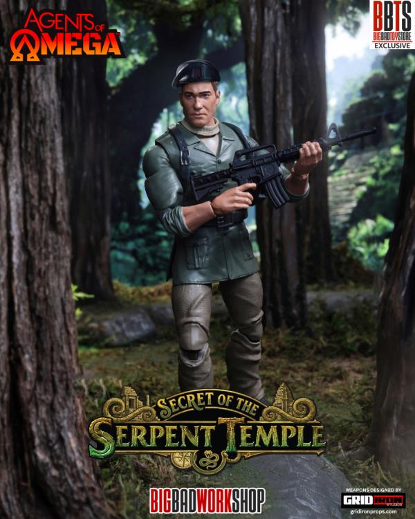 Agents of Omega: Secret of the Serpent Temple 1/12 Scale BBTS Exclusive Action Figure Gallery Image 5