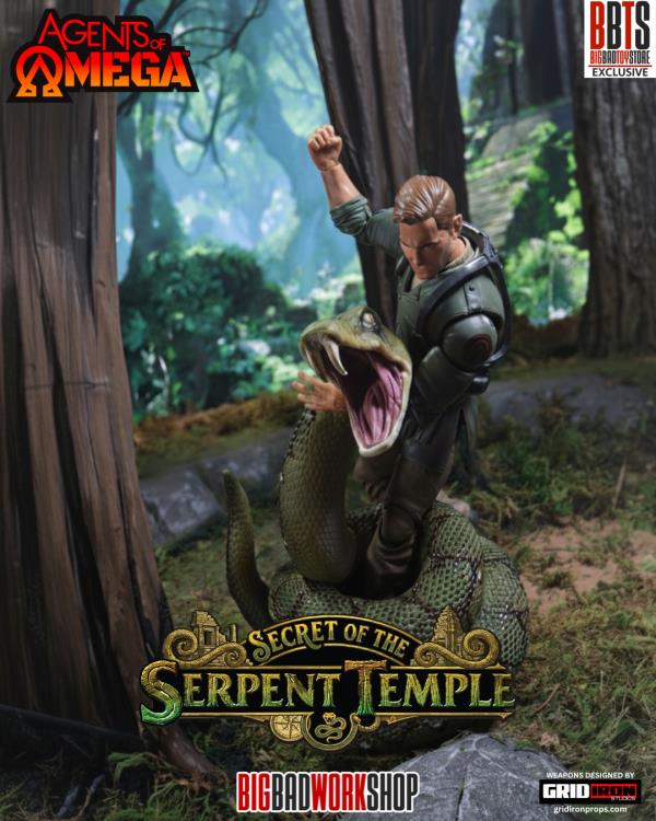 Agents of Omega: Secret of the Serpent Temple 1/12 Scale BBTS Exclusive Action Figure Gallery Image 7