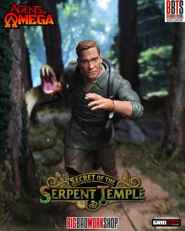Agents of Omega: Secret of the Serpent Temple 1/12 Scale BBTS Exclusive Action Figure Gallery Image 9