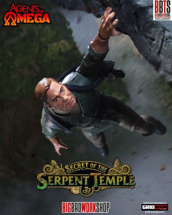 Agents of Omega: Secret of the Serpent Temple 1/12 Scale BBTS Exclusive Action Figure Gallery Image 10