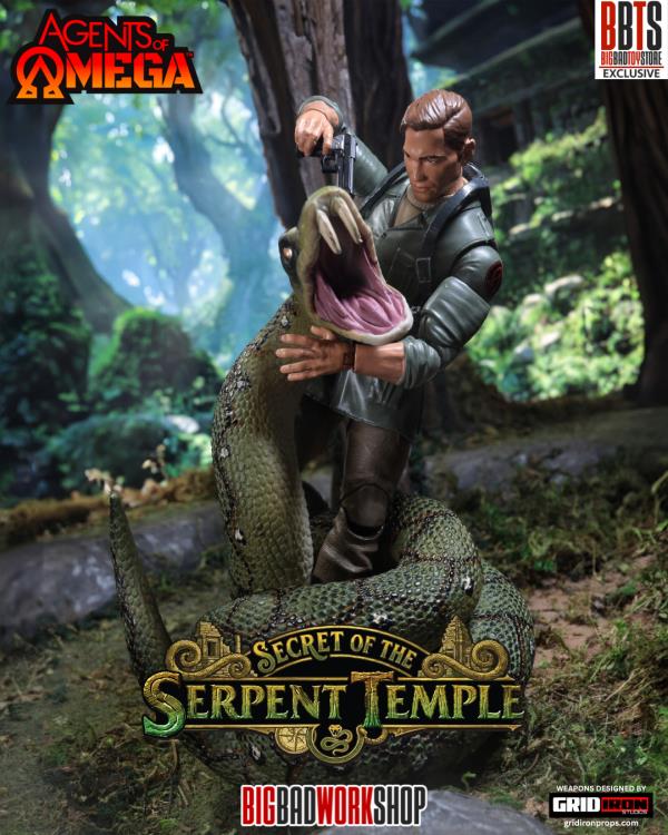Agents of Omega: Secret of the Serpent Temple 1/12 Scale BBTS Exclusive Action Figure Gallery Image 8