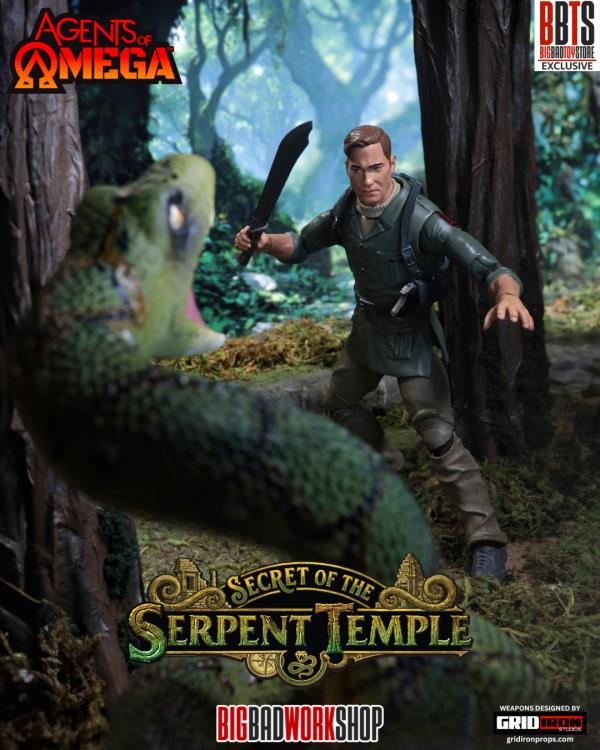 Agents of Omega: Secret of the Serpent Temple 1/12 Scale BBTS Exclusive Action Figure Gallery Image 6