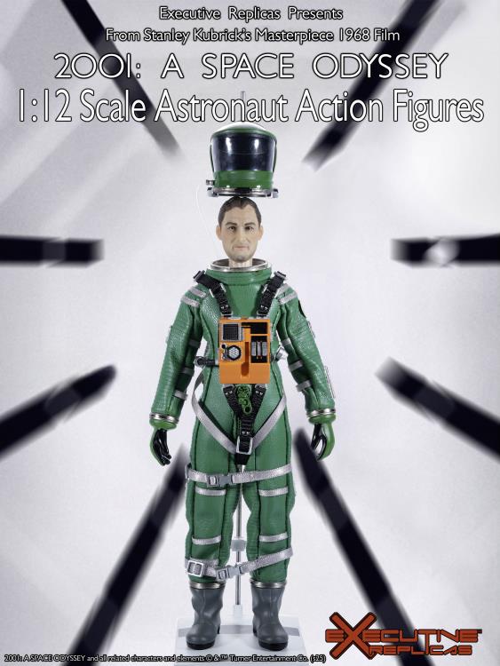 2001: A Space Odyssey Discovery Green Astronaut 1/12 Scale Action Figure Gallery Image 6