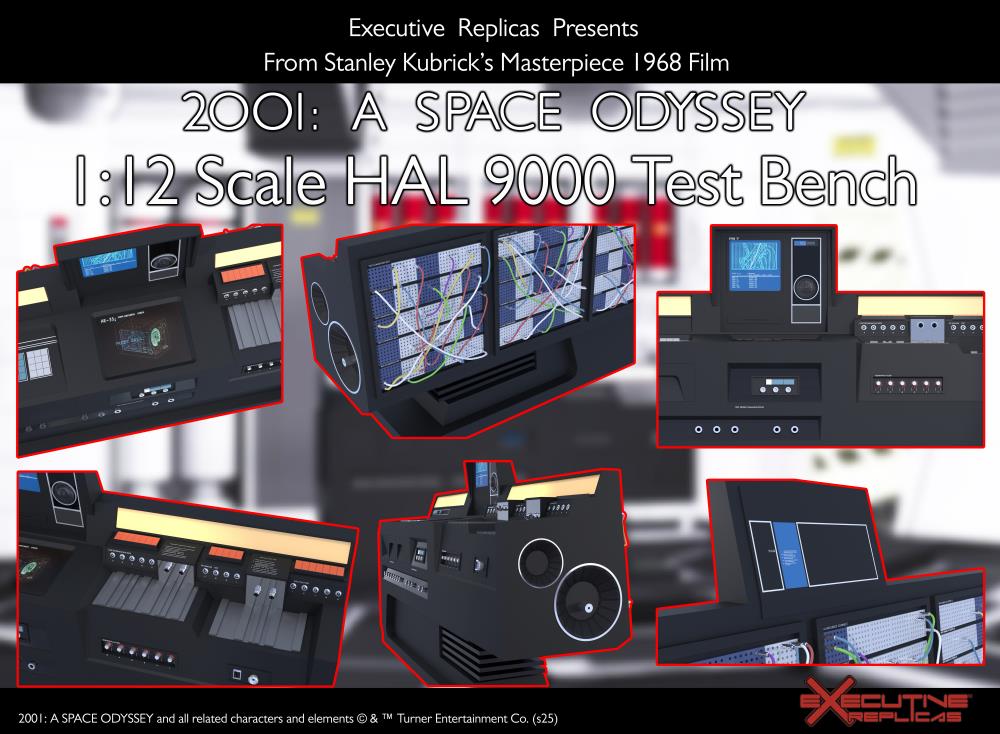 2001: A Space Odyssey HAL 9000 Test Bench 1/12 Scale Diorama Gallery Image 8