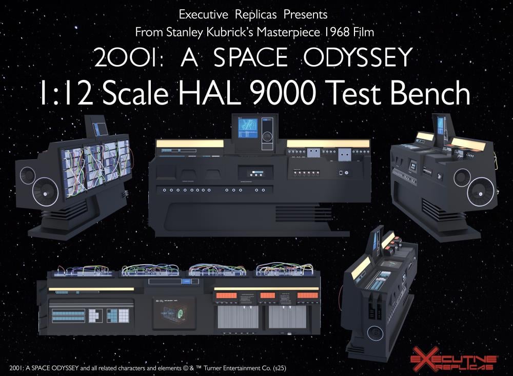 2001: A Space Odyssey HAL 9000 Test Bench 1/12 Scale Diorama Gallery Image 6