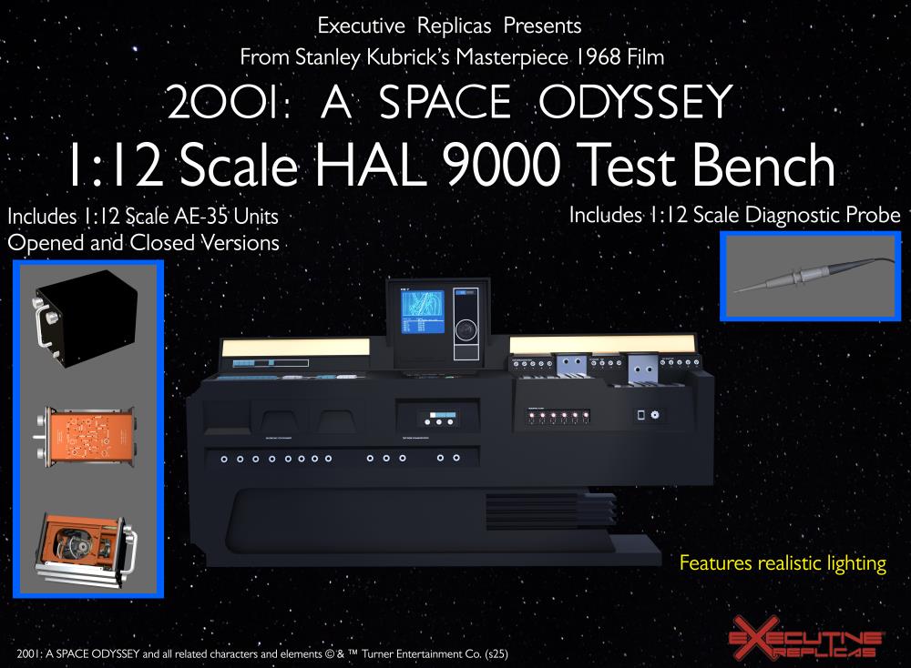2001: A Space Odyssey HAL 9000 Test Bench 1/12 Scale Diorama Gallery Image 5