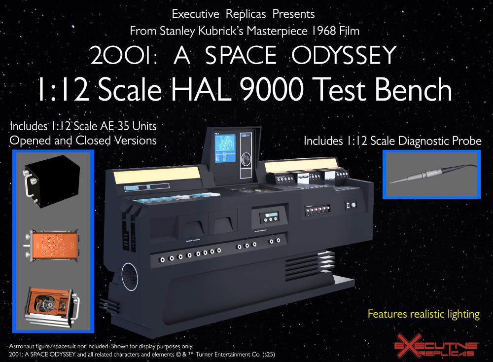 2001: A Space Odyssey HAL 9000 Test Bench 1/12 Scale Diorama Gallery Image 3