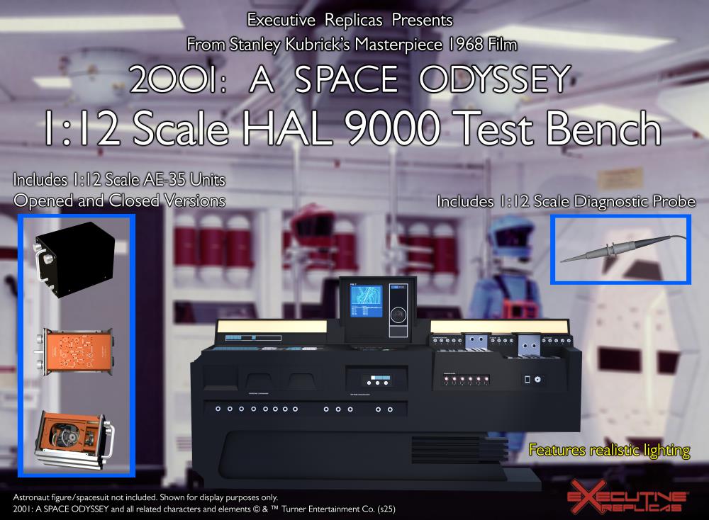 2001: A Space Odyssey HAL 9000 Test Bench 1/12 Scale Diorama Gallery Image 7
