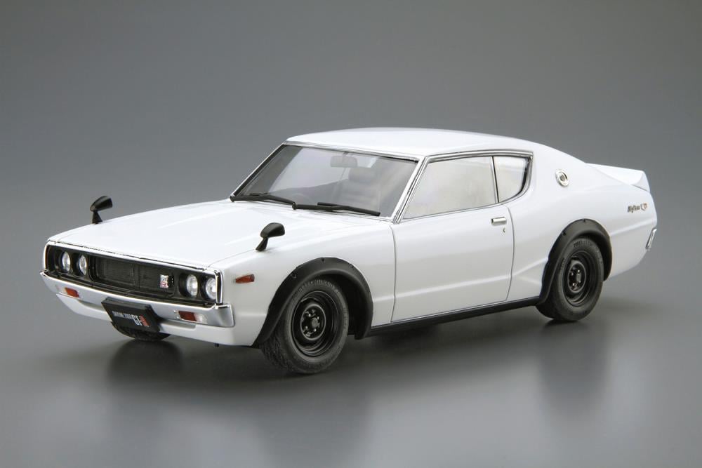 Nissan #15 KPGC110 Skyline '73 1/24 Scale Model Kit Gallery Image 3
