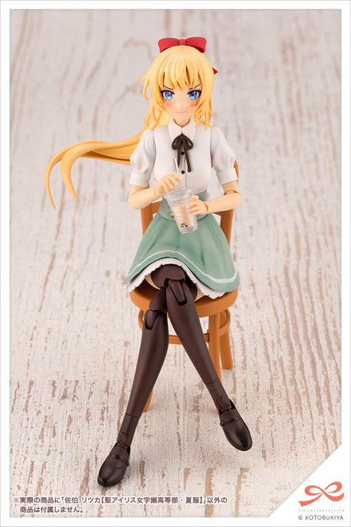 Sousai Shoujo Teien St. Iris Gakuen Girls' Saeki Ritsuka (High School Summer Clothes Ver.) 1/10 Scale Model Kit (Reissue) Gallery Image 12