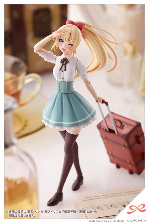 Sousai Shoujo Teien St. Iris Gakuen Girls' Saeki Ritsuka (High School Summer Clothes Ver.) 1/10 Scale Model Kit (Reissue) Gallery Image 20