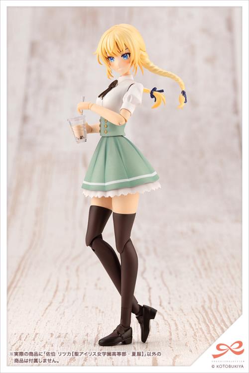 Sousai Shoujo Teien St. Iris Gakuen Girls' Saeki Ritsuka (High School Summer Clothes Ver.) 1/10 Scale Model Kit (Reissue) Gallery Image 13