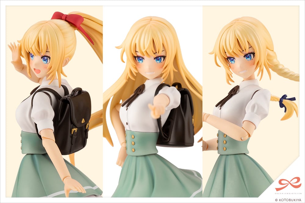 Sousai Shoujo Teien St. Iris Gakuen Girls' Saeki Ritsuka (High School Summer Clothes Ver.) 1/10 Scale Model Kit (Reissue) Gallery Image 14