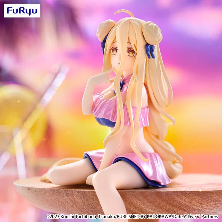 Date A Live V Mukuro Hoshimiya (Swimsuit Pastel Pink Color Ver.) Noodle Stopper Figure Gallery Image 5