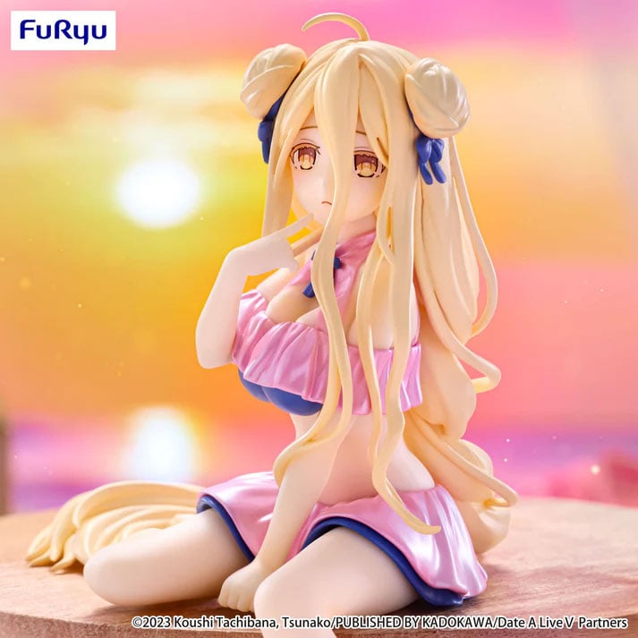 Date A Live V Mukuro Hoshimiya (Swimsuit Pastel Pink Color Ver.) Noodle Stopper Figure Gallery Image 7
