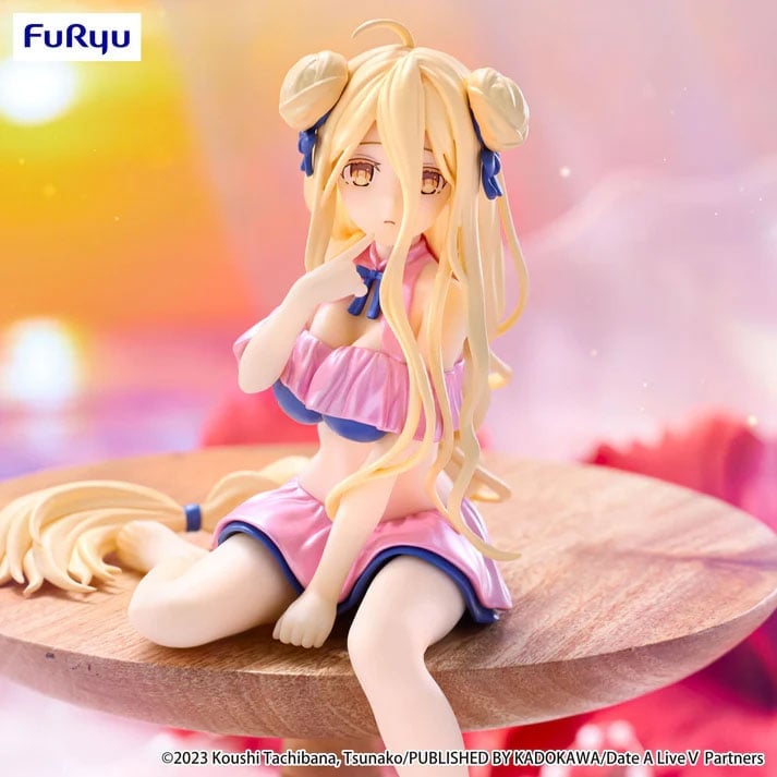 Date A Live V Mukuro Hoshimiya (Swimsuit Pastel Pink Color Ver.) Noodle Stopper Figure Gallery Image 6